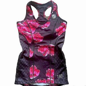 Albion With Goldilocks Pink Floral Bike Cycling Shirt Top